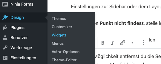 Wordpress-Widgets