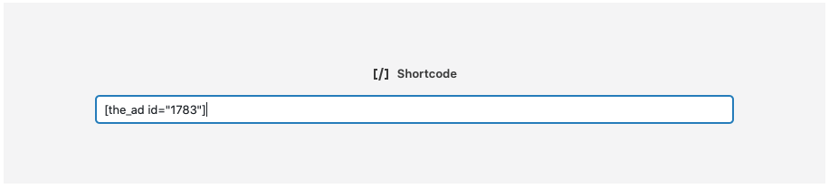 Shortcode einfügen 2