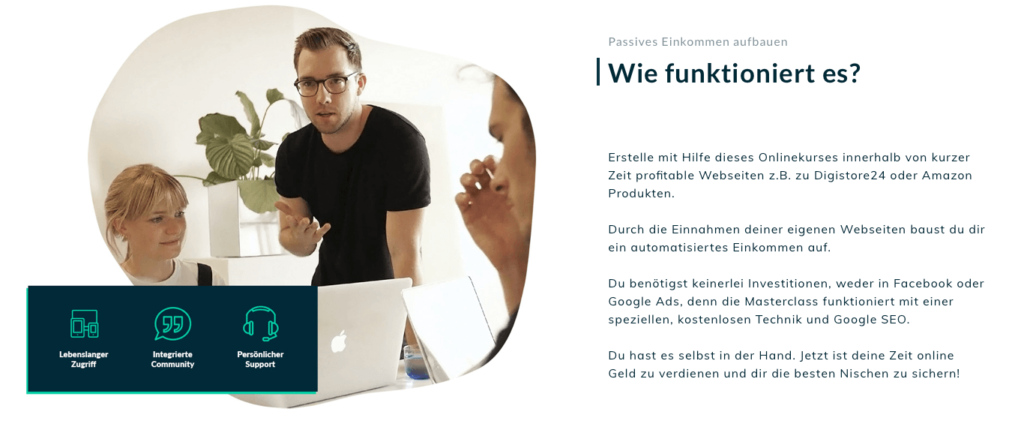 Nischenseite zum Thema Suchmaschinenoptimierung Verdienstquelle Webprojekt Blog 